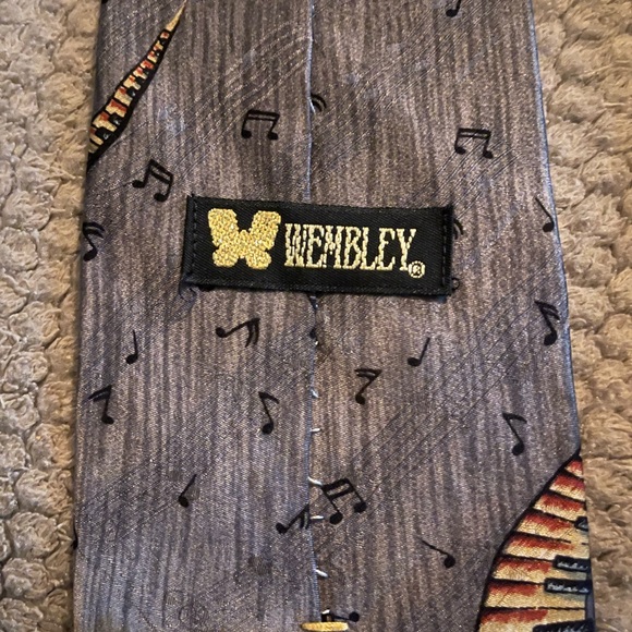 Musical Instrument Patterned tie - Wembley - Picture 2 of 3